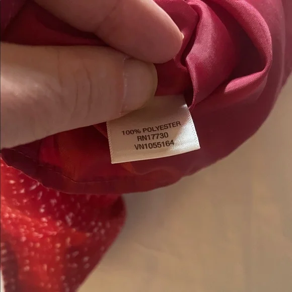 Merona Red and Gray Sleeveless Dress - Picture 9 of 16